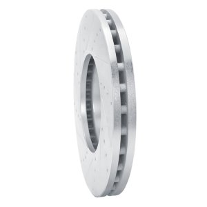 Ford Transit-150 Brake Rotor (1) - Front Right - R1 Concepts - Drilled & Slotted - Silver - `14-`19